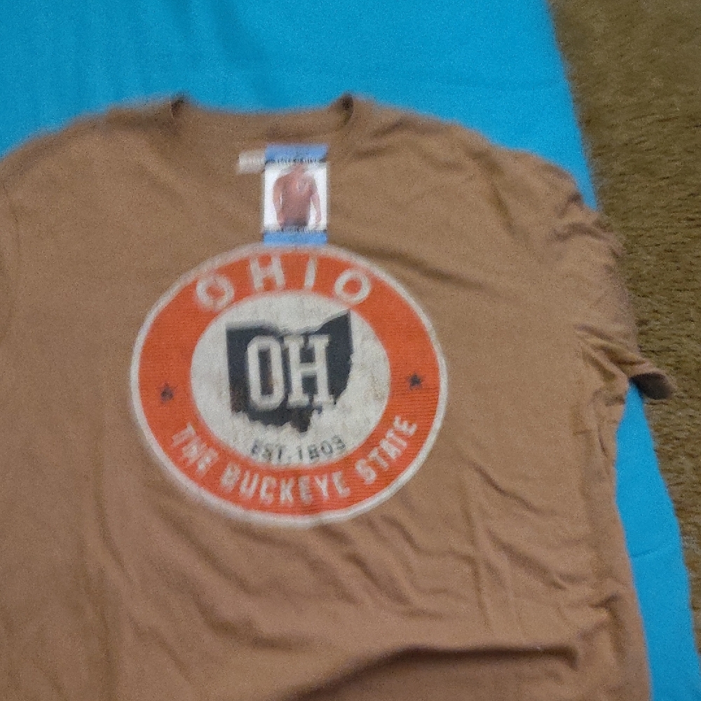 State of Mind Brown Ohio Graphic T-Shirt